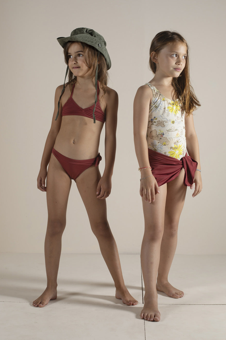 Παιδικό Μαγιώ Μπικίνι Jerez Μπορντώ