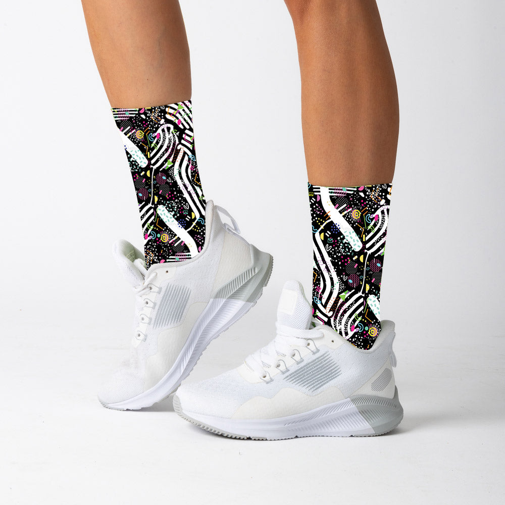 52B.VW-PS-BLACKFEEL # Kids Sports Socks Feelstorm Black