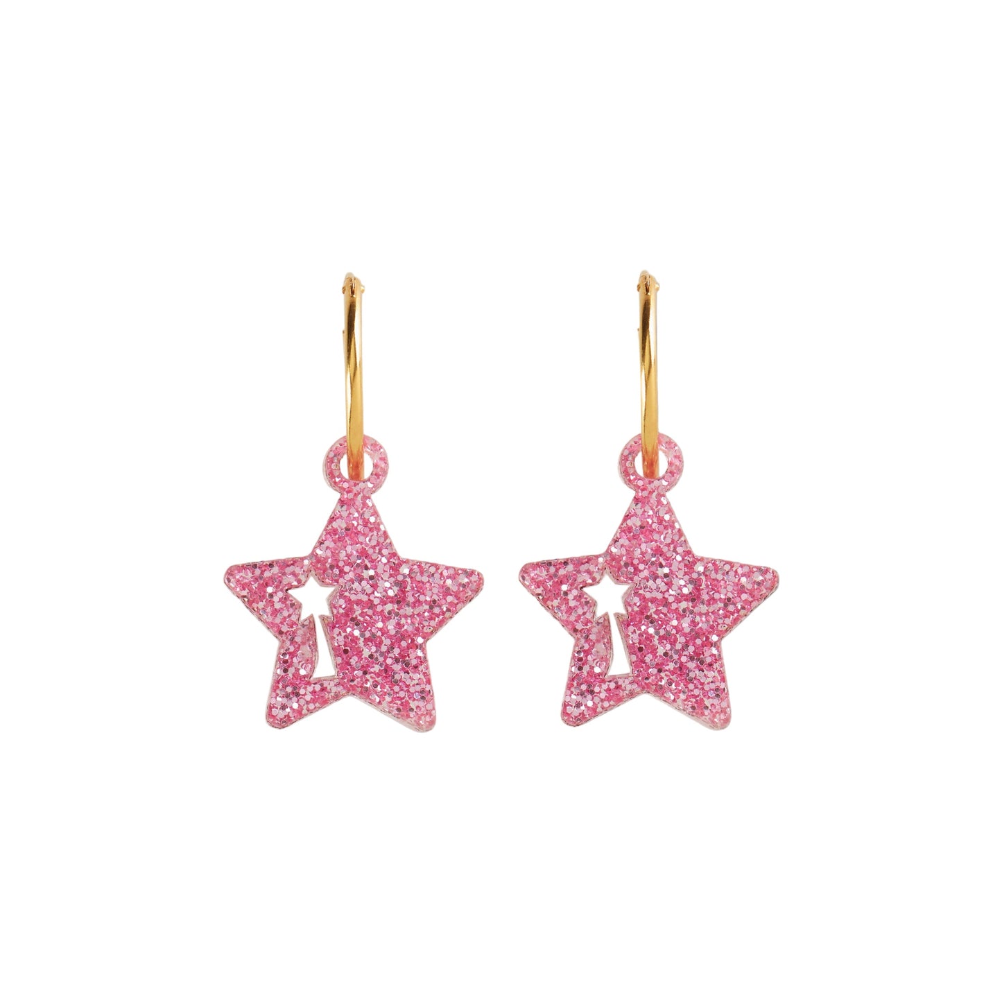 99.EARPLANETSTAR # Kids Planet Star Earrings