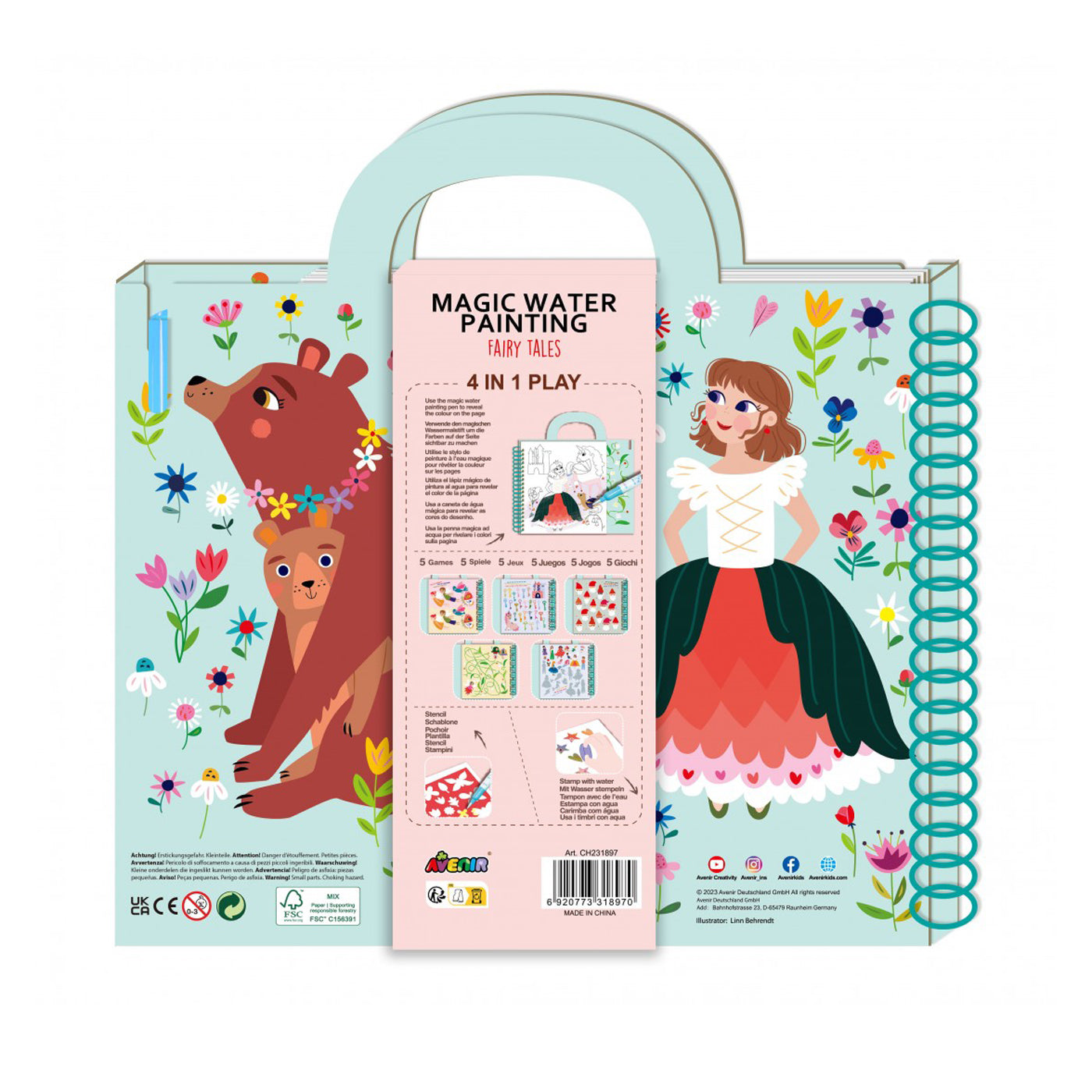 99.60844 # Activity Book Magic Water Painting Fairy Tales