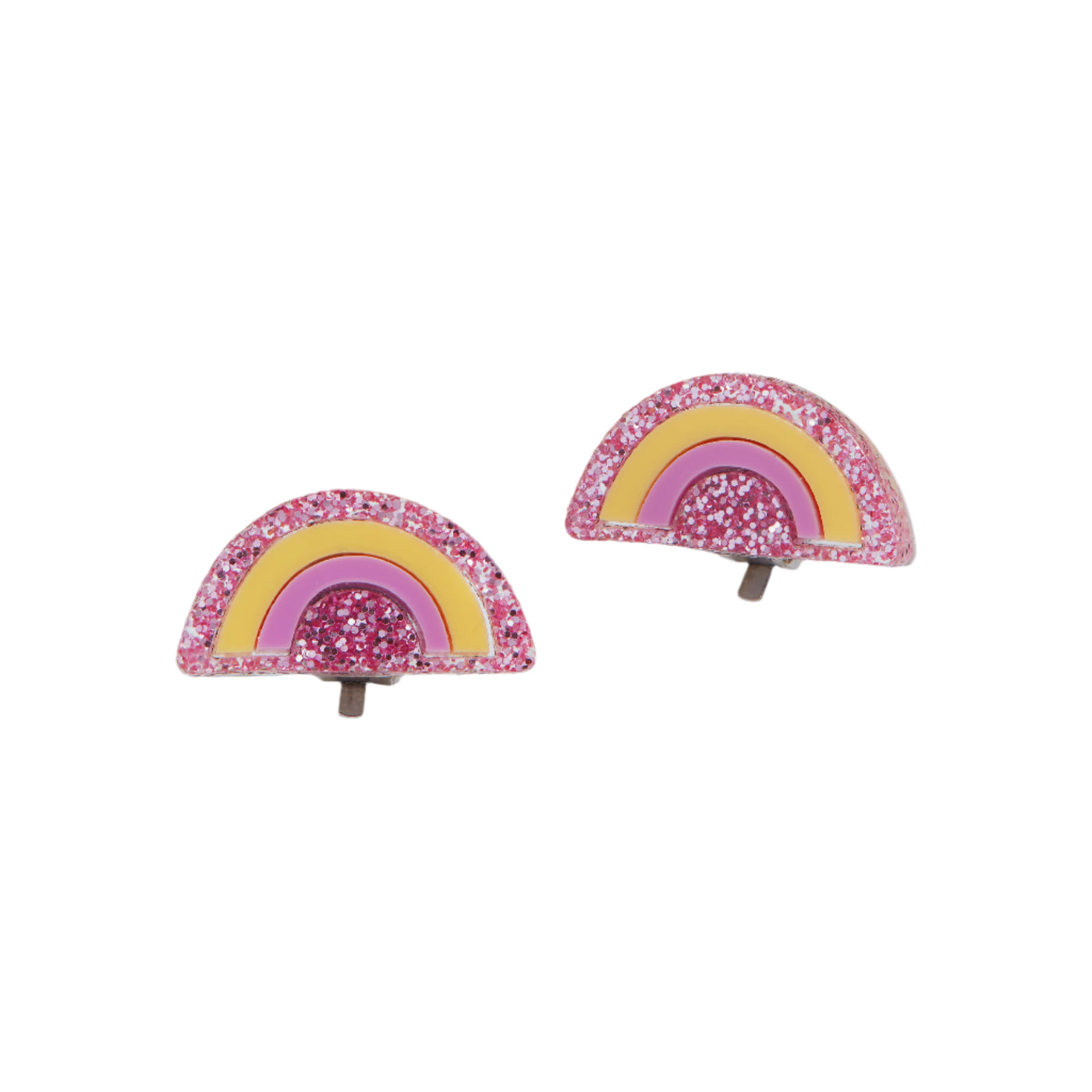 99.EARRAINBOWCLIP # Kids Earrings with Clip Rainbow