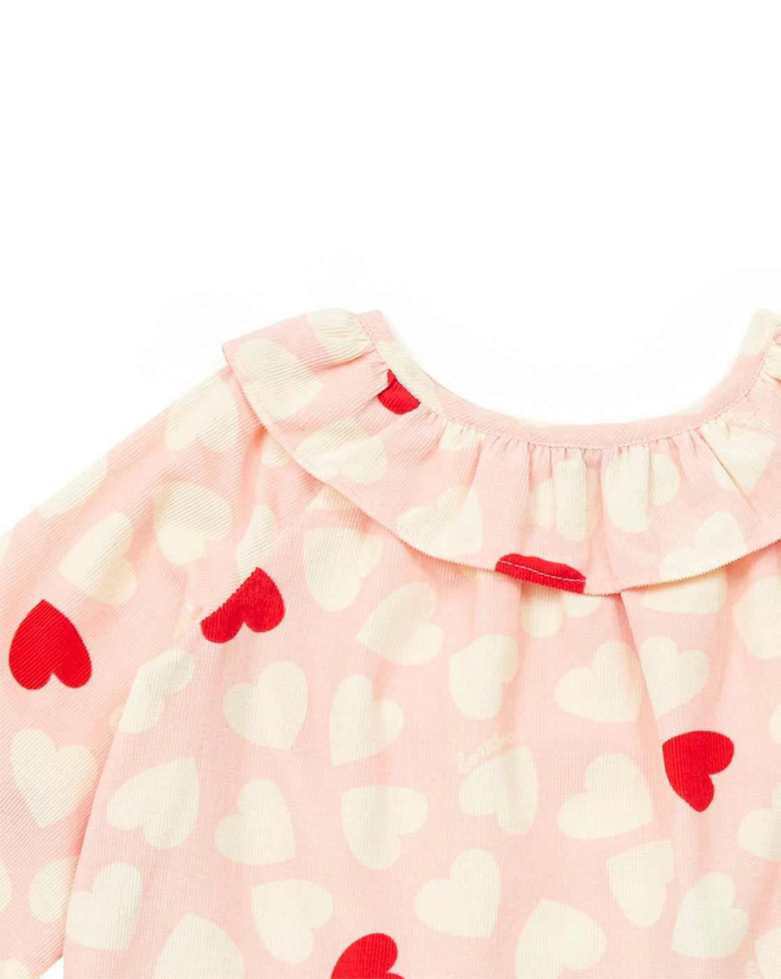 Βρεφική Μακρυμάνικη Μπλούζα Hearts Pink