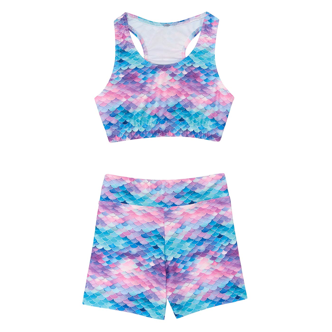 Παιδικό Ποδηλατικό Σορτς Mermaid Love Pink Purple