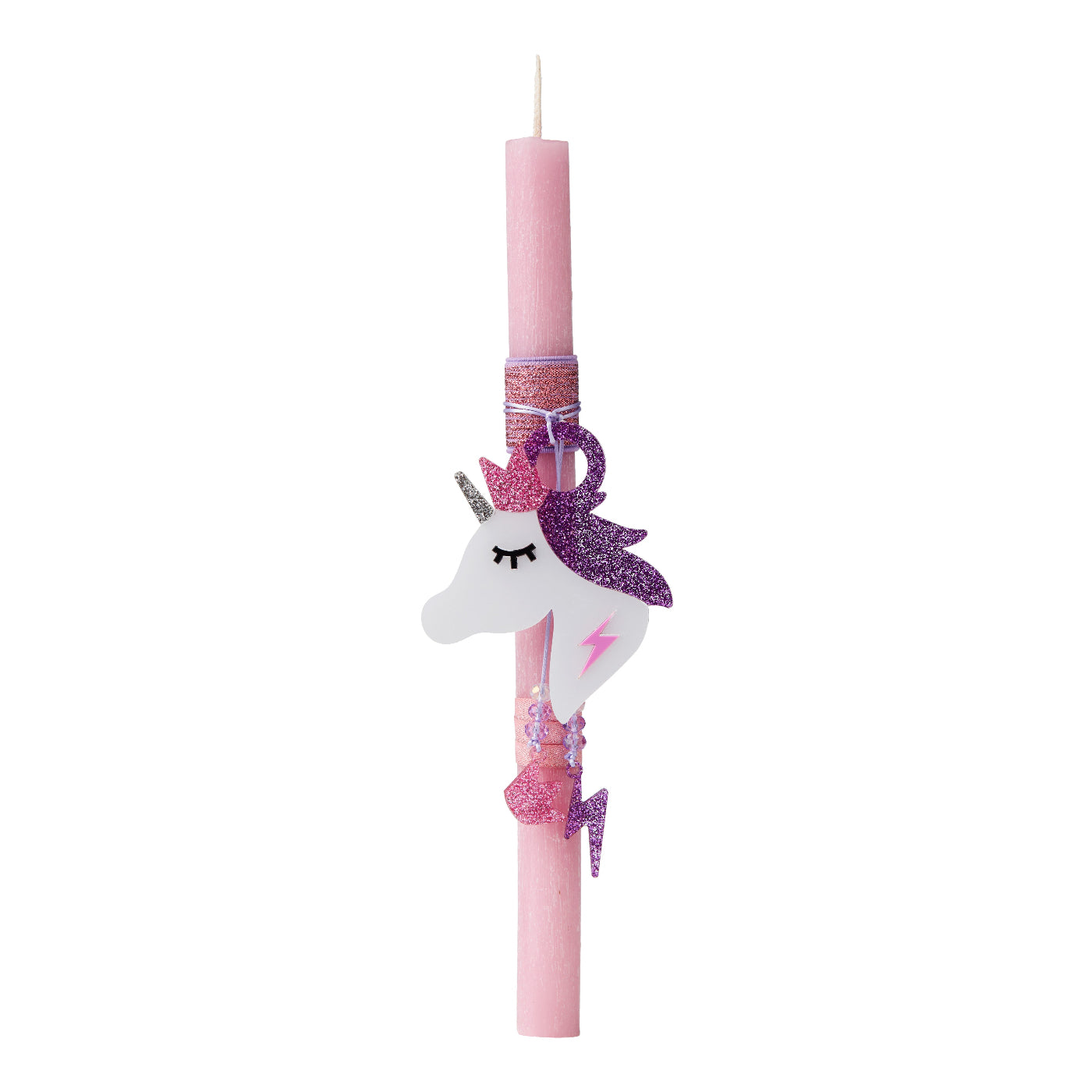 99.CANDLEUNICORN # Easter Candle Unicorn Plexi