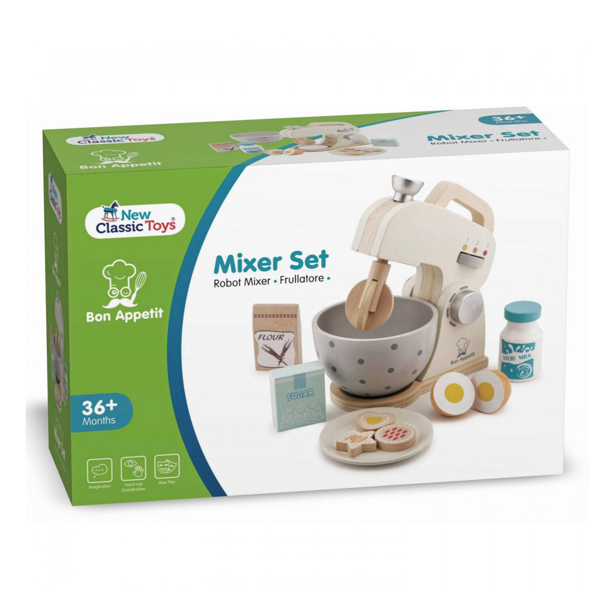 99.CT10707 # Wooden Mixer Toy