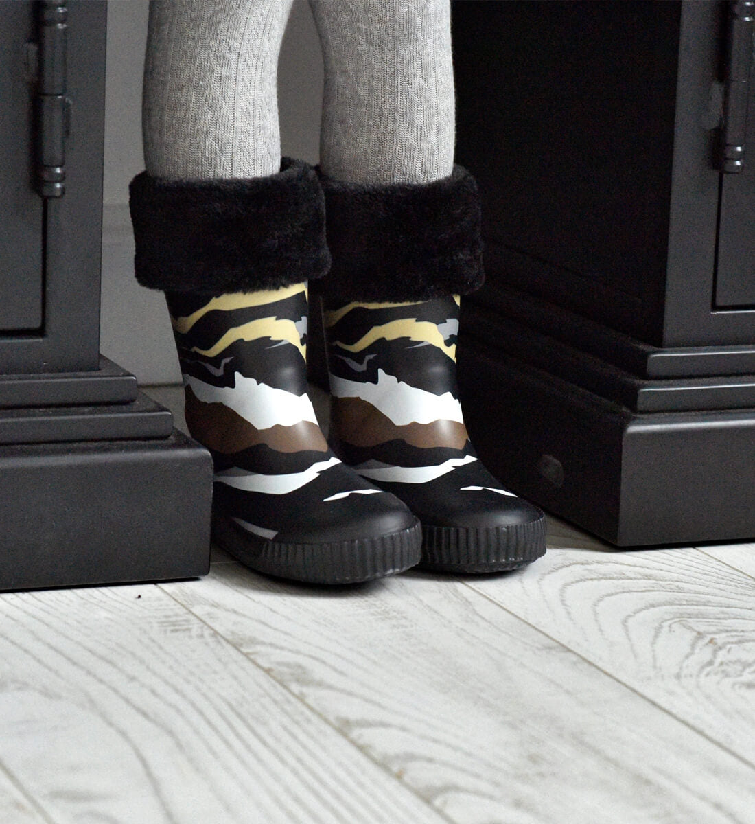 Παιδικές Γαλότσες με Γούνα Mountain