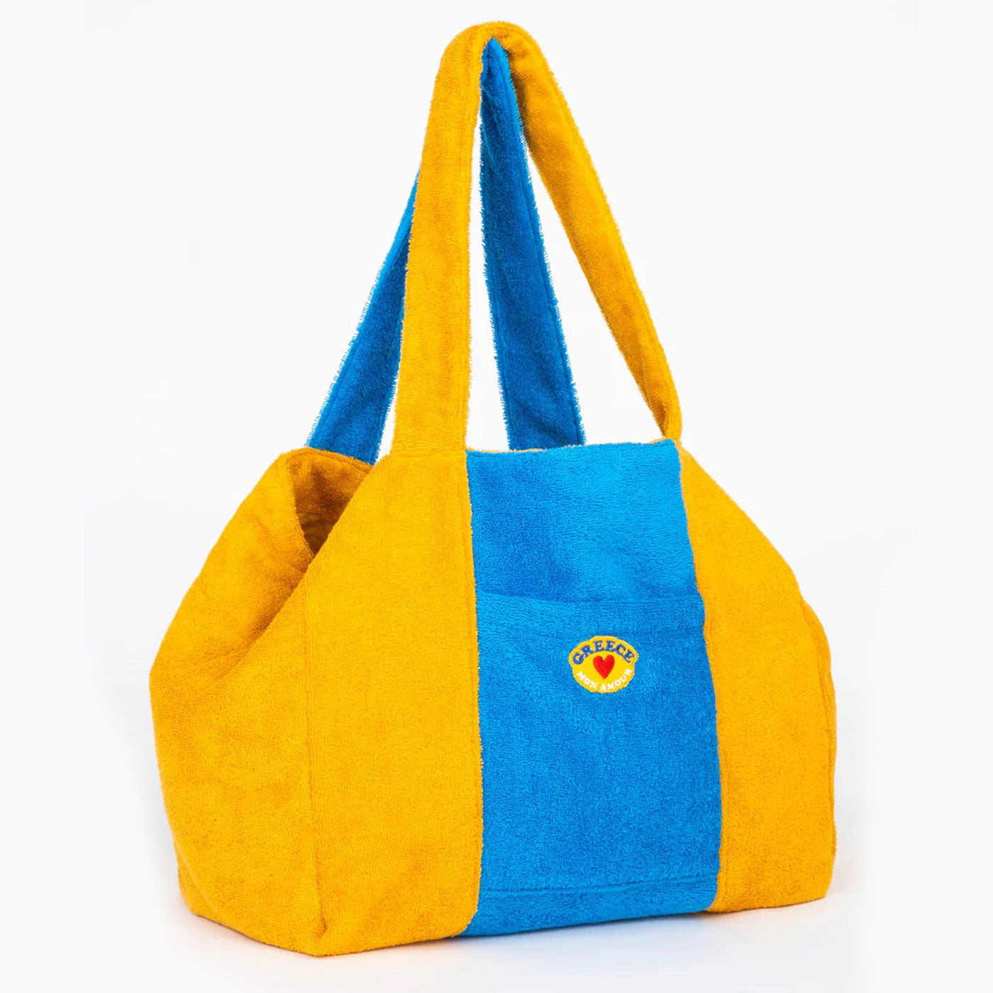 52A.BTOB/SF-CBL/LI # Τσάντα Παραλίας Sunflower Bicolor