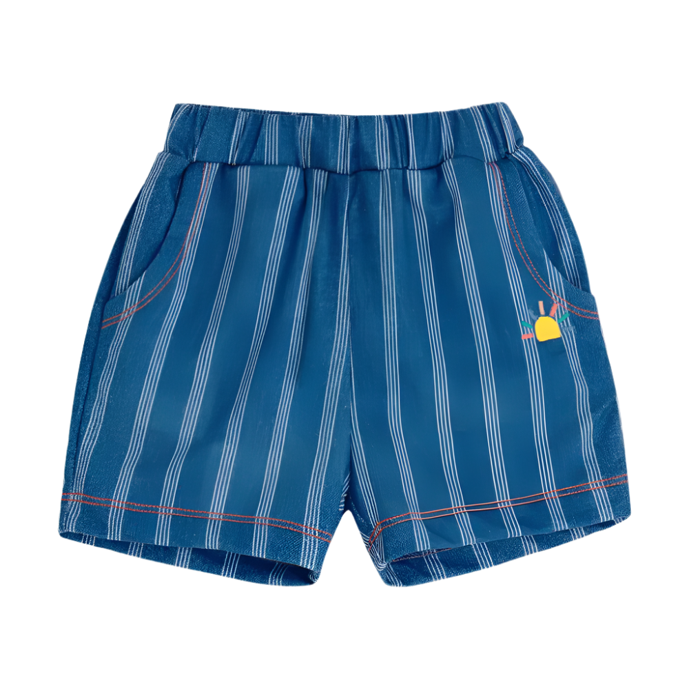 52A.MYKANOS-3642-251b # Βρεφικό Σορτς Pinstripe