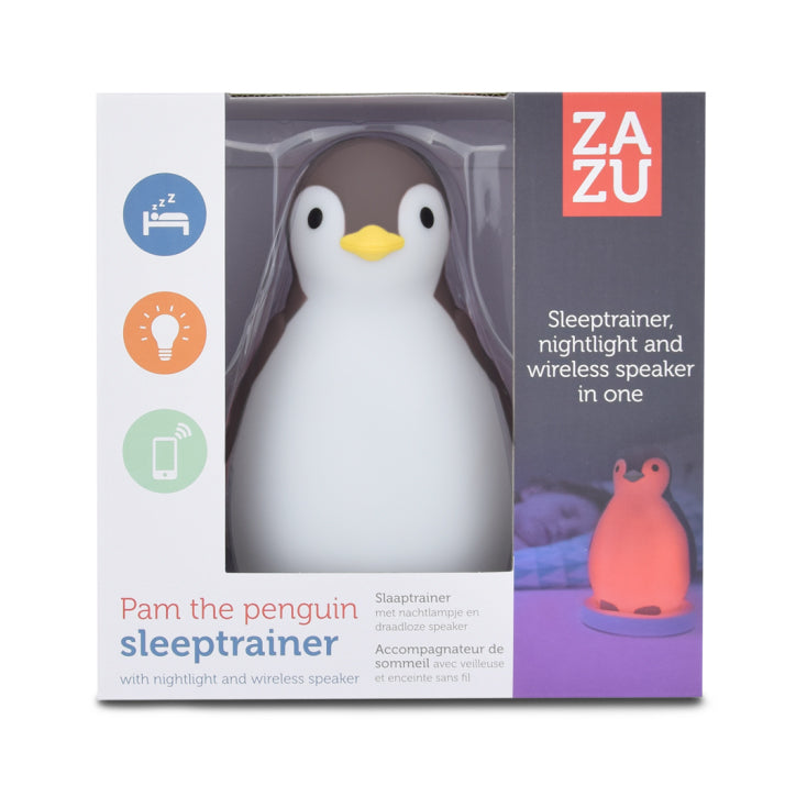 Πιγκουίνος Pam Φωτάκι Εκμάθησης Ύπνου Γκρι