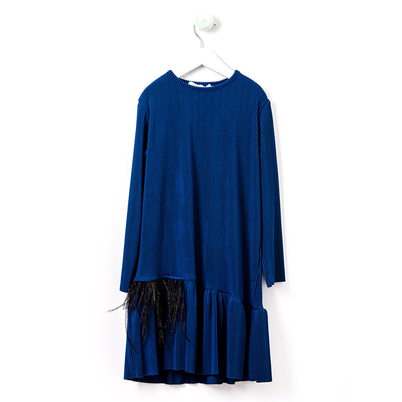 Παιδικό Φόρεμα Πλισέ Μπλε Ηλεκτρίκ