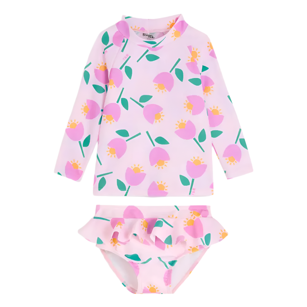 52A.ROCCO-SET-3627-251 # Βρεφικό Σετ για την Θάλασσα Tulip Sunset