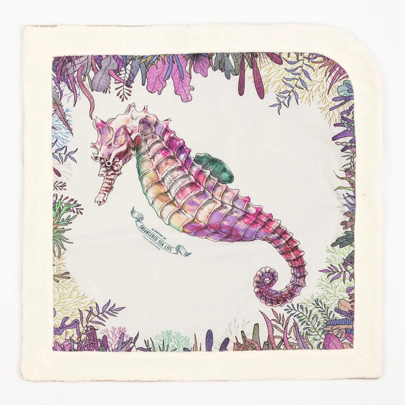 52A.BT/SEAU/EC-EC # Baby Beach Towel WWF Seahorse