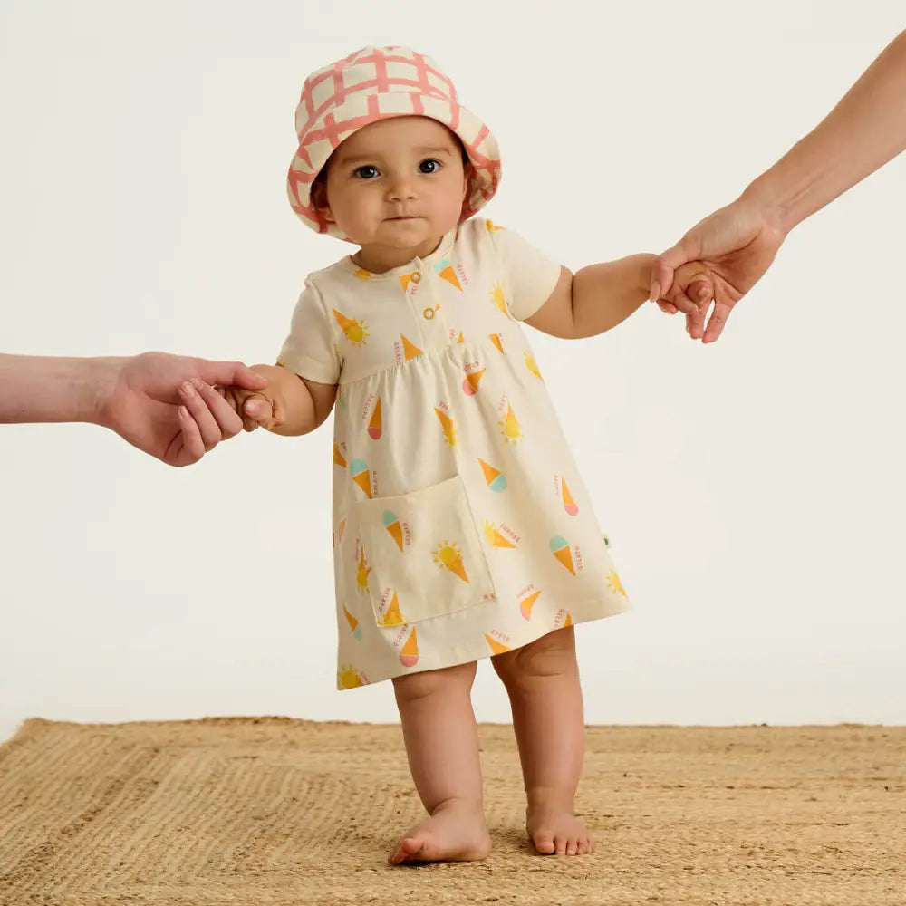 52A.SPRINKLES-3611-251 # Βρεφικό Κοντομάνικο Φόρεμα Gelato