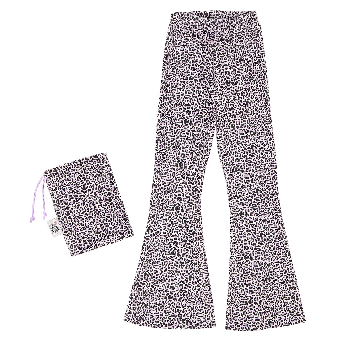 Παιδικό Βελούδινο Κολάν Leopard Purple