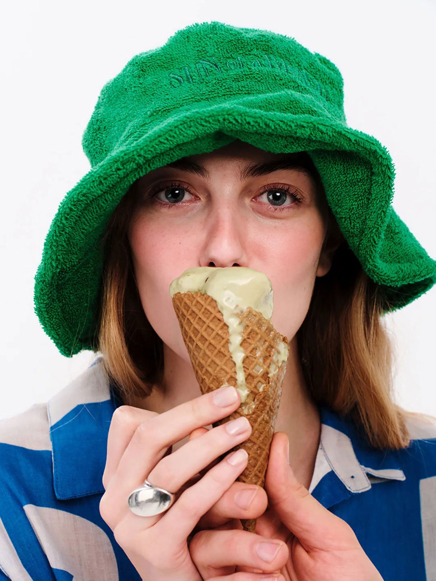 52A.HAT/WAS # Bucket Hat Wasabi