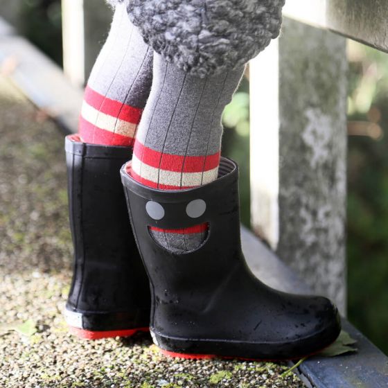 Παιδικές Γαλότσες Wistiti Μαύρες