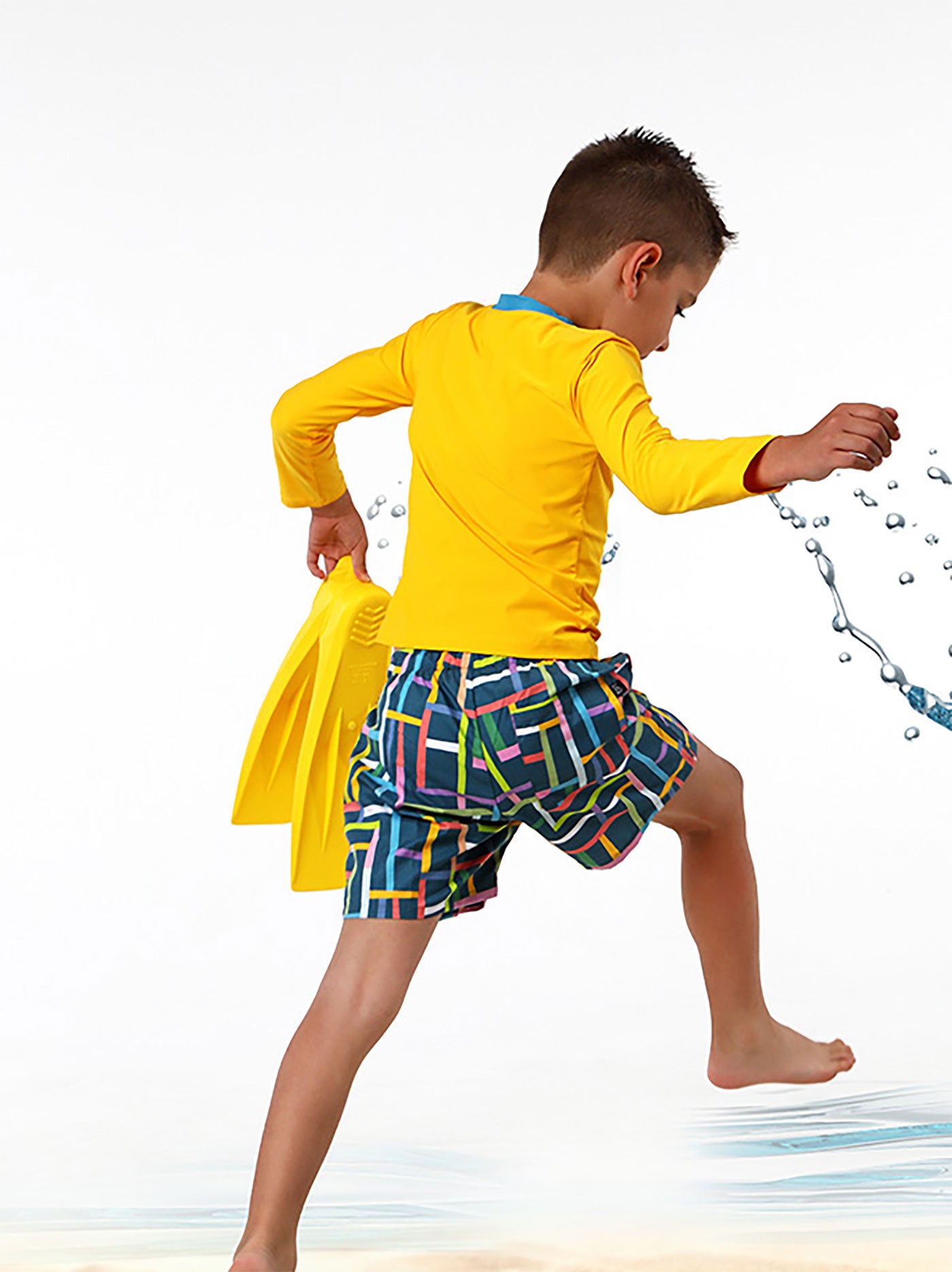 Παιδική Μπλούζα Προστασίας από τον Ήλιο Maximos Yellow