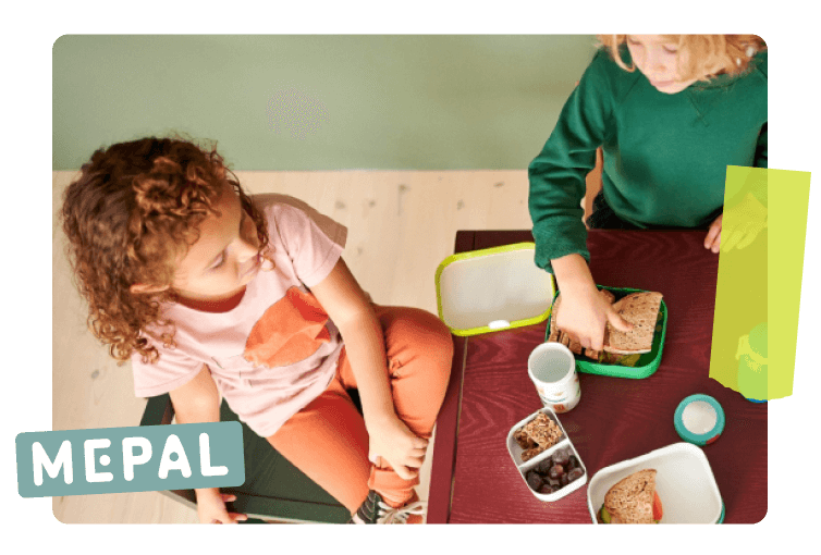 Lunch box MEPAL Ellipse duo - Nordic Sage