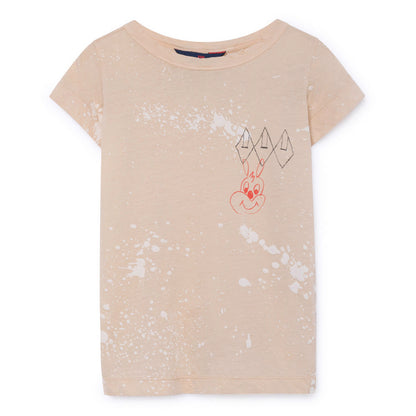 Παιδική Μπλούζα T-Shirt Splashes Salmon