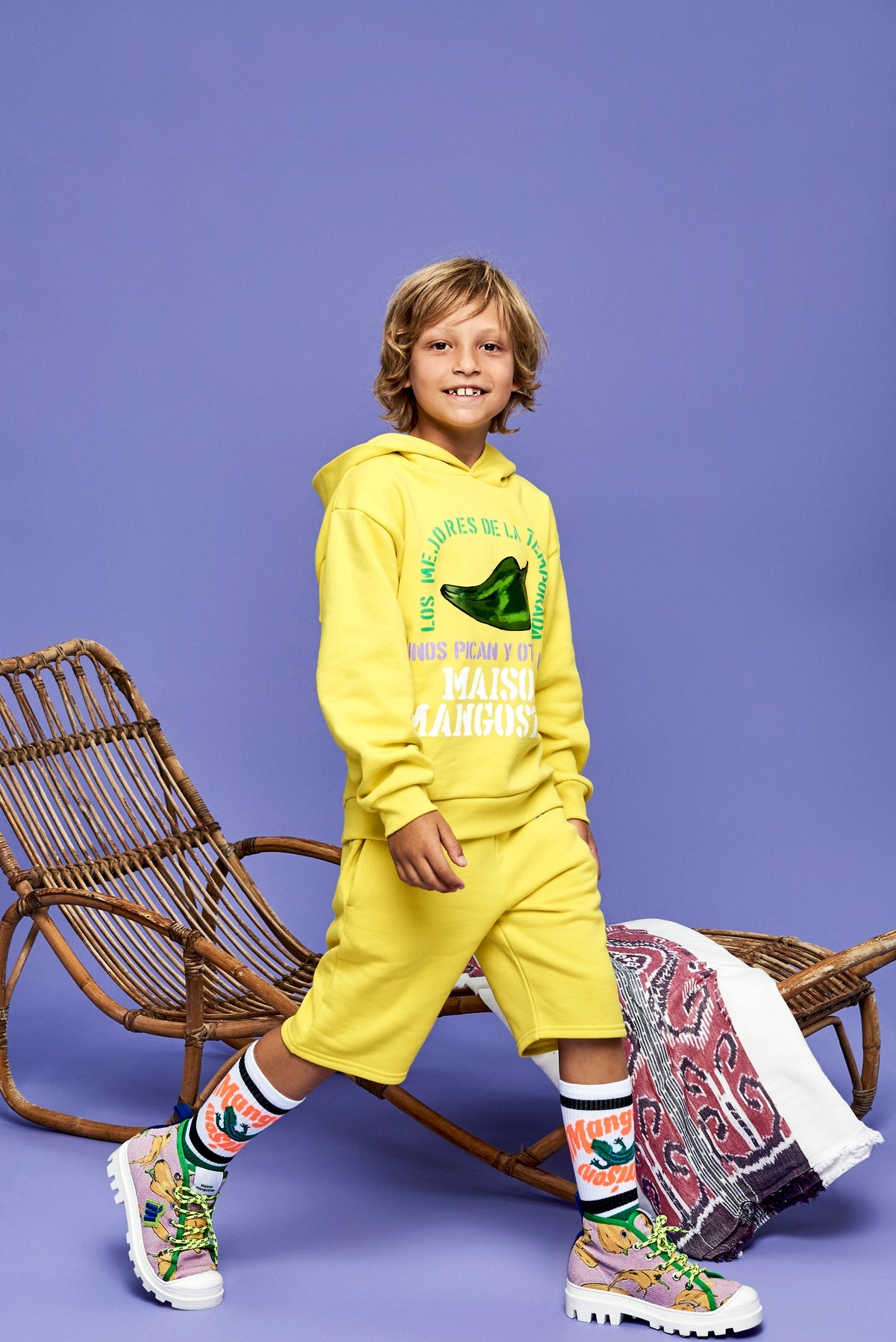 Παιδικό Σορτς Peppers Yellow