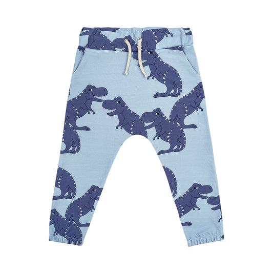 52B.T-REX BLUE _PANTS # Παιδικό Παντελόνι Φόρμας T-Rex Μπλέ