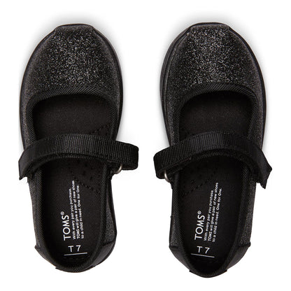 Παιδικό Παπούτσι TOMS Mary Jane Μαύρο Glitter