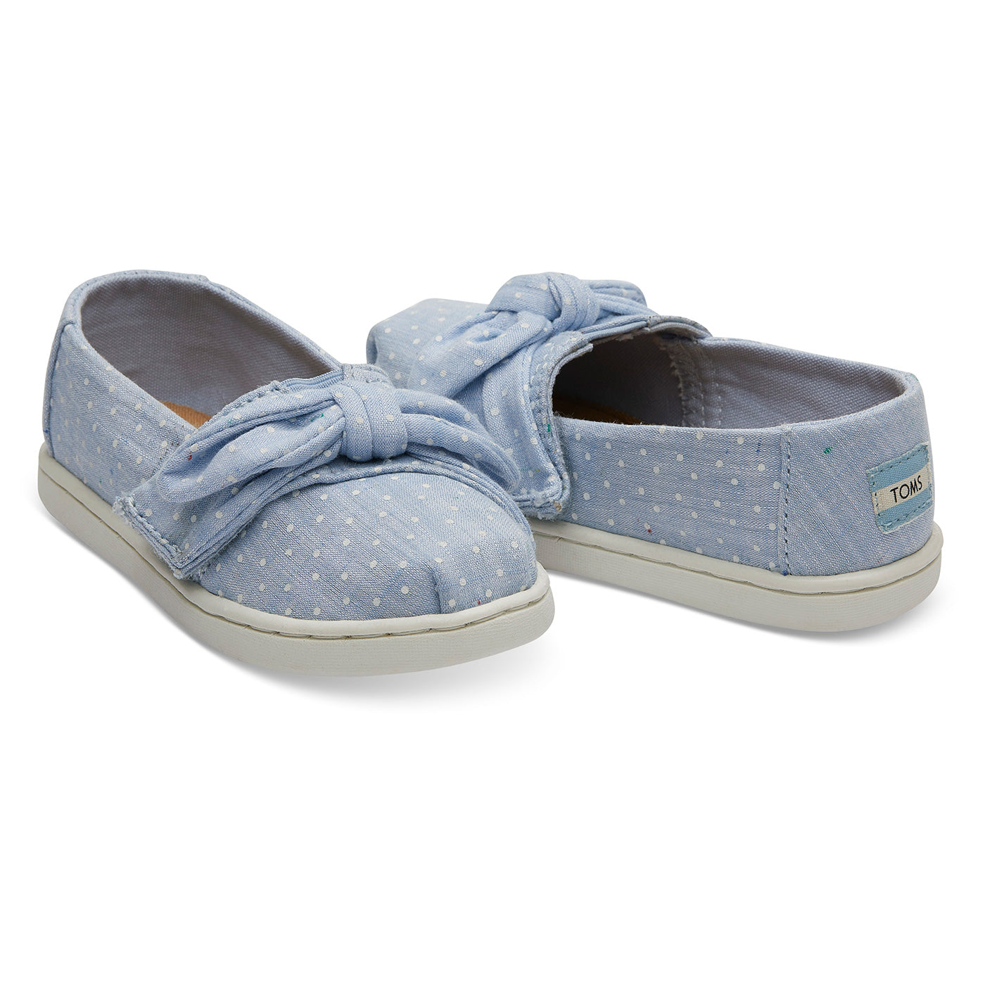 Παιδικό Παπούτσι TOMS Denim με Φιόγκο