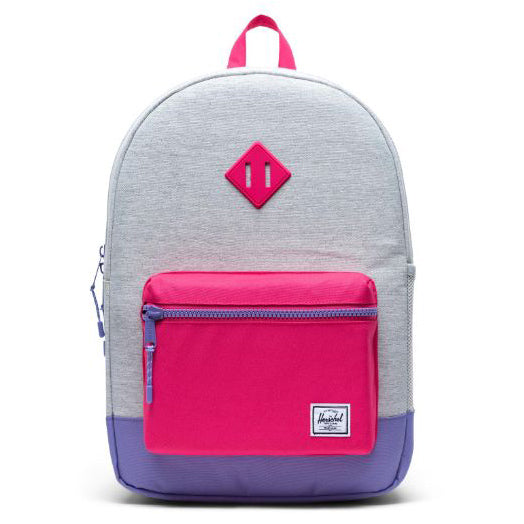 Παιδικό Σακίδιο Πλάτης Youth XL Grey Crosshatch / Raspb
