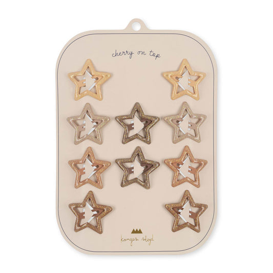 Σετ Παιδικά Κοκκαλάκια Μαλλιών Glitter Stars