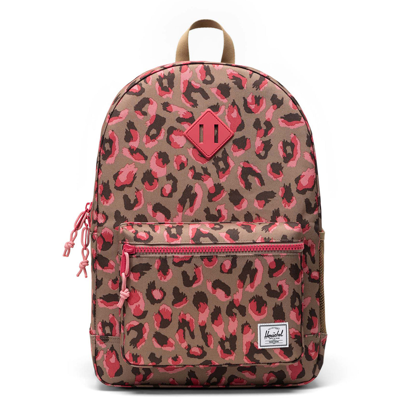 42B.11576-06348 # Kids Backpack Youth Holly Berry Leopard 