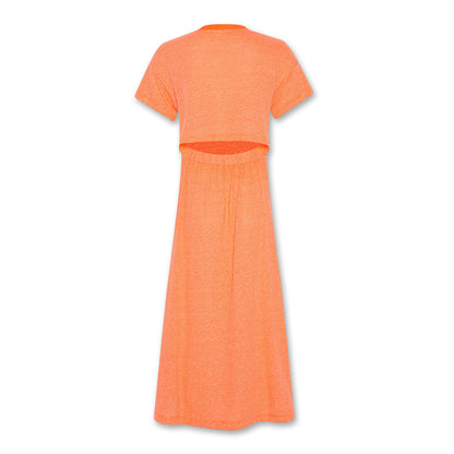 52A.125-1713-241-511 # Παιδικό Φόρεμα Ριγέ Fluo Coral
