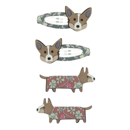 Σετ Παιδικά Κλιπ Μαλλιών Corgi