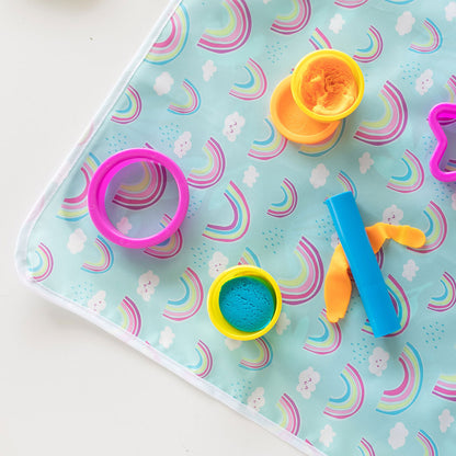 Προστατευτικό Χαλάκι Φαγητού και Παιχνιδιού Blue Rainbo