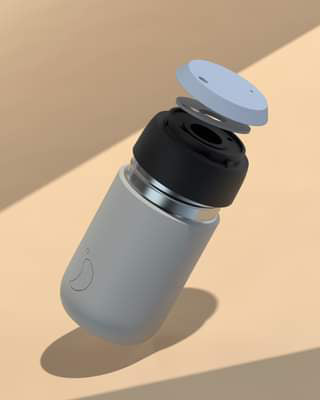 Ποτήρι Καφέ Chilly's Series 2 Frost Blue 340ml