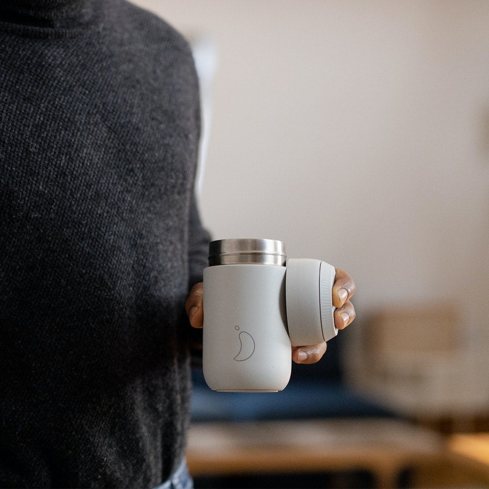 Ποτήρι Καφέ Chilly's Series 2 Granite Grey 340ml