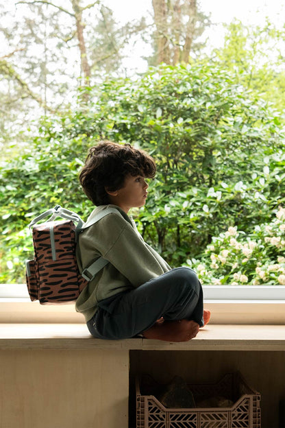 Παιδικό Σακίδιο Πλάτης Tiger Stripes Brown