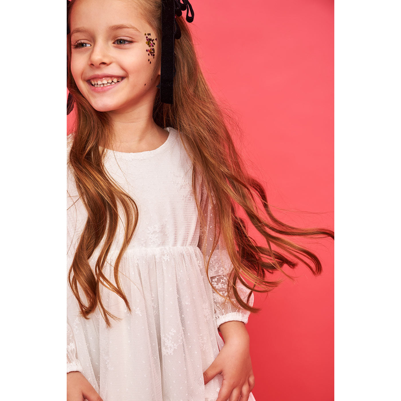 Παιδικό Τούλινο Φόρεμα Εκρού