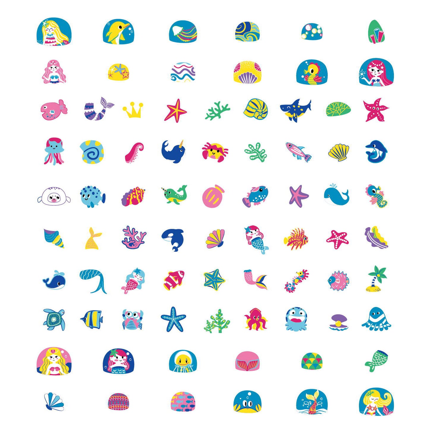 Αυτοκόλλητα Νυχιών Large - Ocean