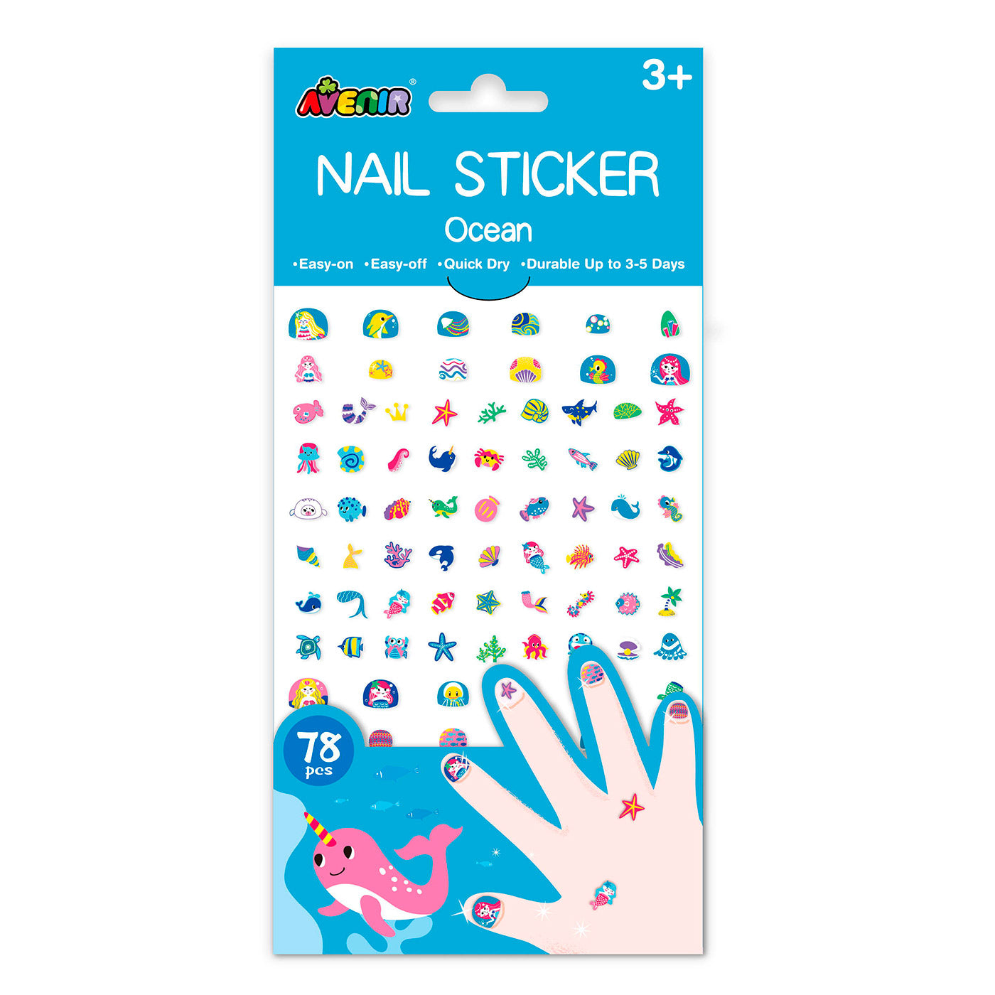 Αυτοκόλλητα Νυχιών Large - Ocean