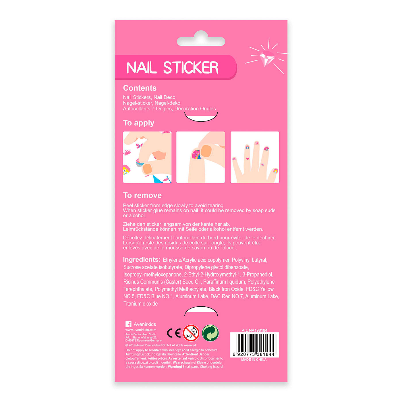 Αυτοκόλλητα Νυχιών Large - Unicorns