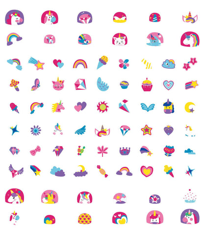 Αυτοκόλλητα Νυχιών Large - Unicorns
