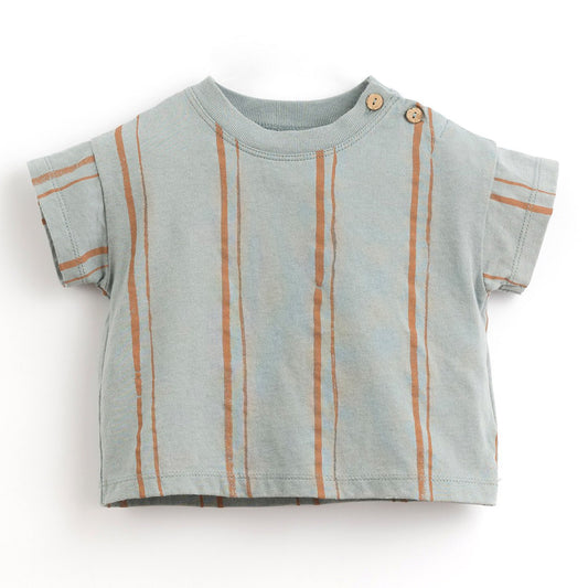 Βρεφική Μπλούζα T-Shirt Stripes Blue