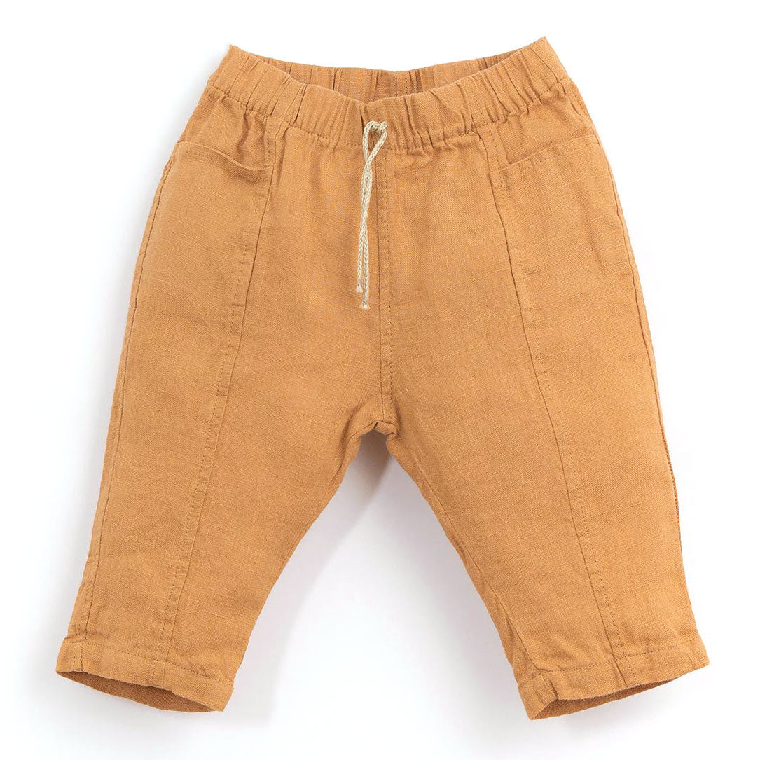 Βρεφικό Λινό Παντελόνι Brick