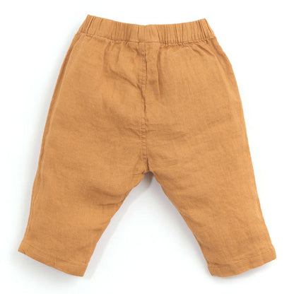 Βρεφικό Λινό Παντελόνι Brick