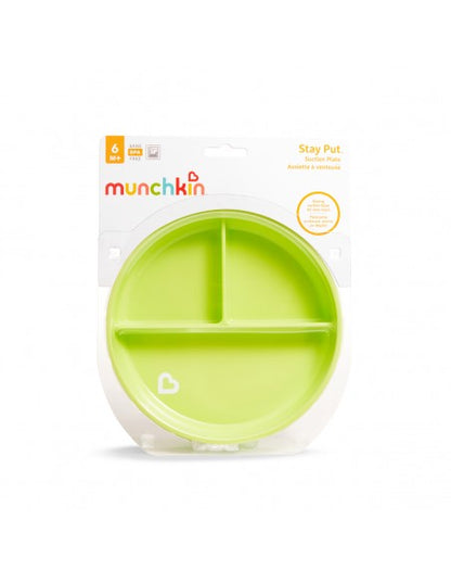 99.11213_g # Παιδικό Πιάτο με Βεντούζα Πράσινο