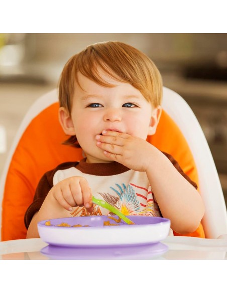 99.11213_pp # Παιδικό Πιάτο με Βεντούζα Μωβ