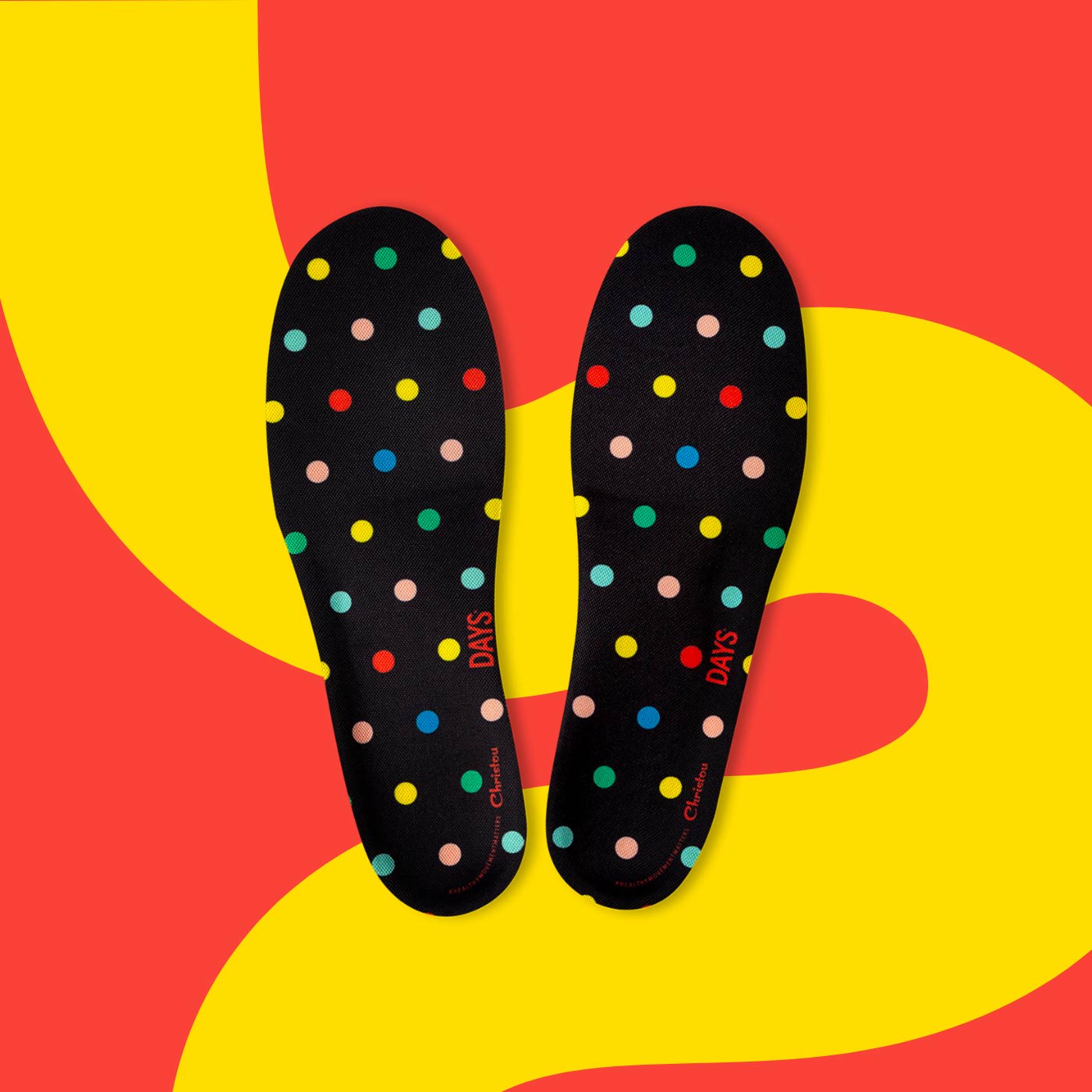 Ανατομικοί Πάτοι Παπουτσιών DAYS Comfy Polka Dot