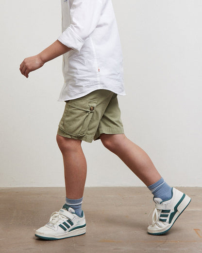 Παιδικό Σορτς John Light Olive