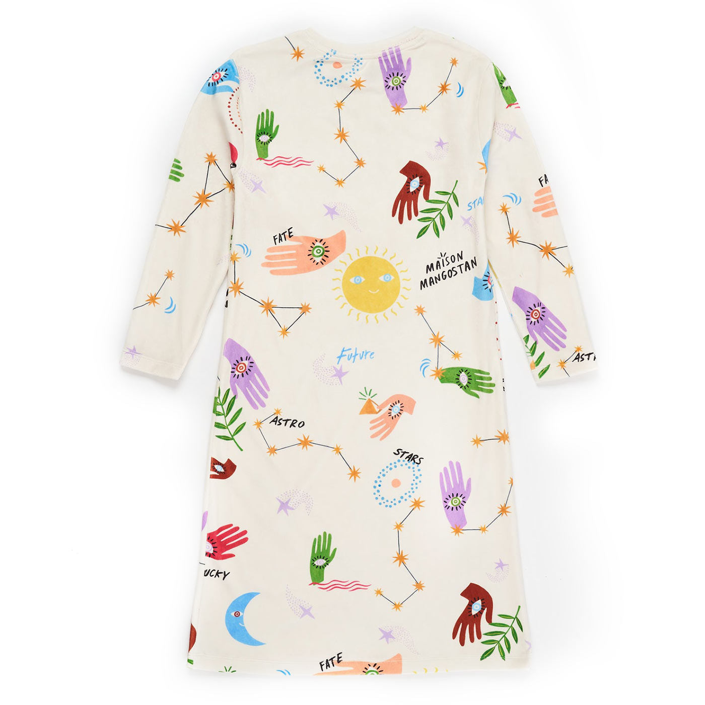 Παιδικό Βελούδινο Φόρεμα Esoteric Cloudy White