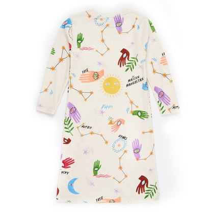 Παιδικό Βελούδινο Φόρεμα Esoteric Cloudy White